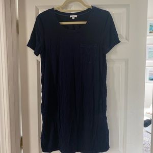 Splendid navy t shirt dress, size medium
